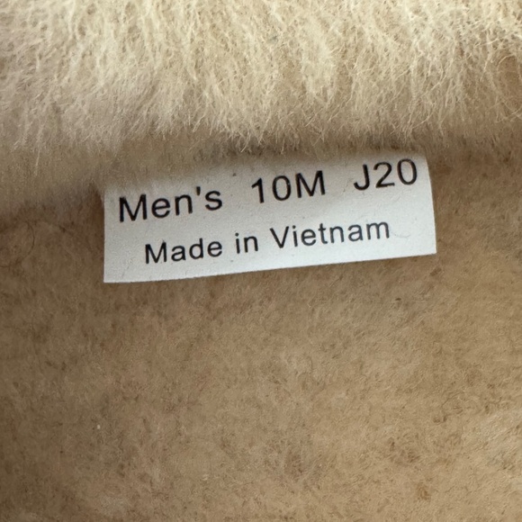 JOHNSTON & MURPHY Men’s McGuffey Shearling Slip on Shoe/Slippers. Size 10 NWOB - Picture 12 of 14